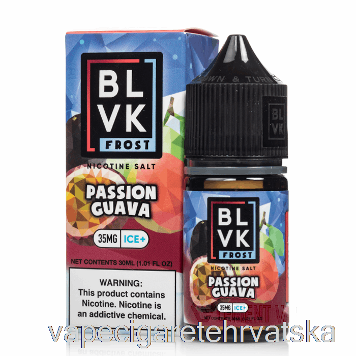 Vape Cigarete Passion Guava - Blvk Frost Soli - 30ml 50mg